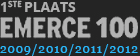 1e plaats Emerce 100 - 2009/2010/2011/2012
